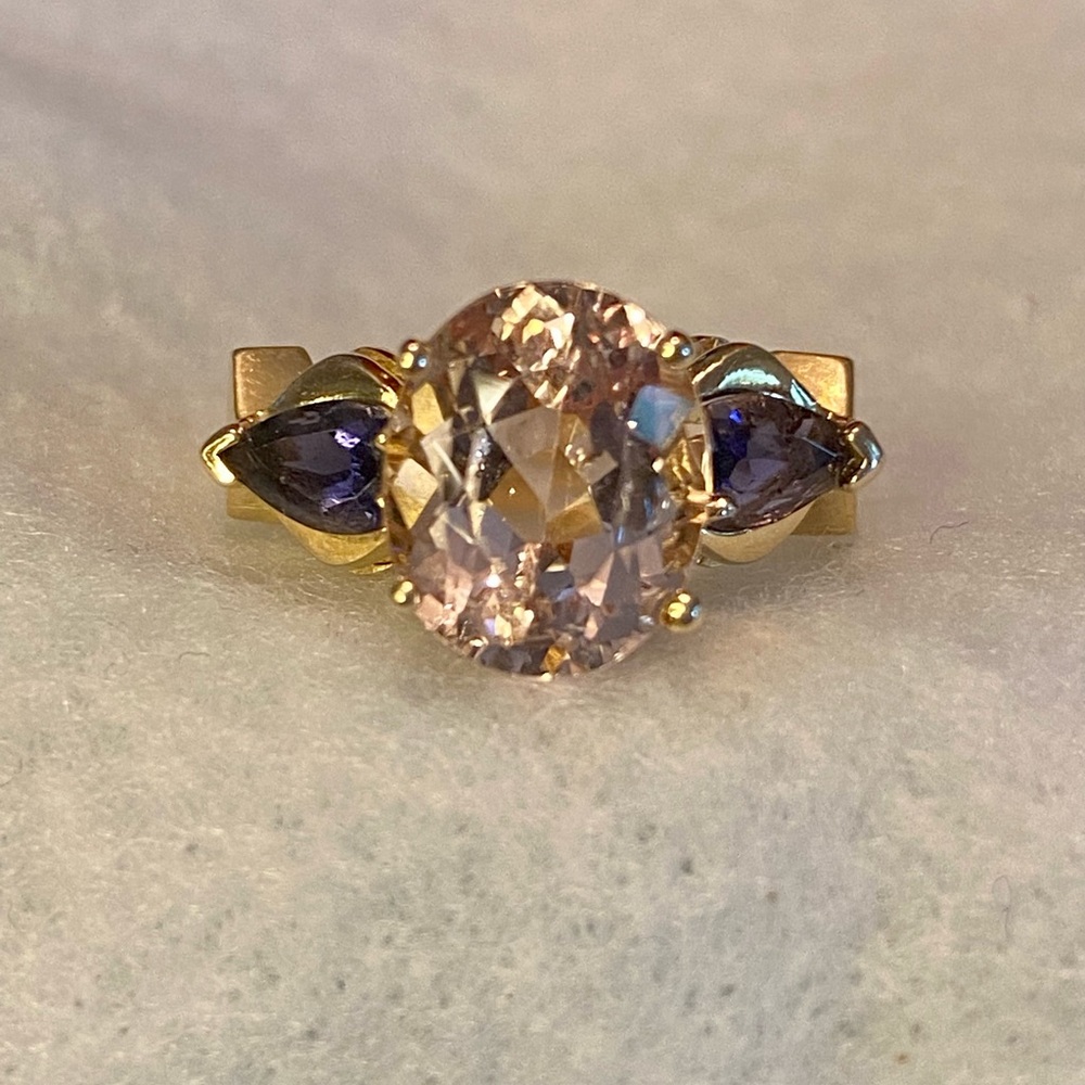 Morganite ring